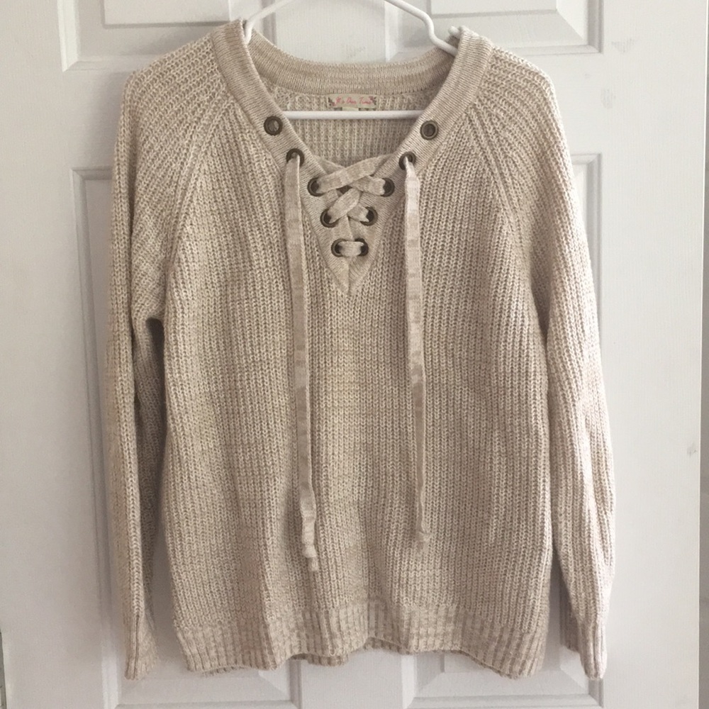 Tan Knitted sweater